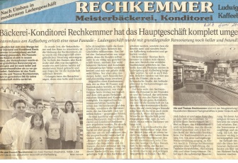 Chronik Bäckerei Rechkemmer GmbH